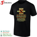 Gen X Games 1965 1980 red hot metal slides shirt