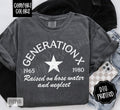 Gen X Shirt Comfort Colors, Trendy Women's Graphic Tshirt Hoodie, Sweatshirt | RetroVerseTees.com
