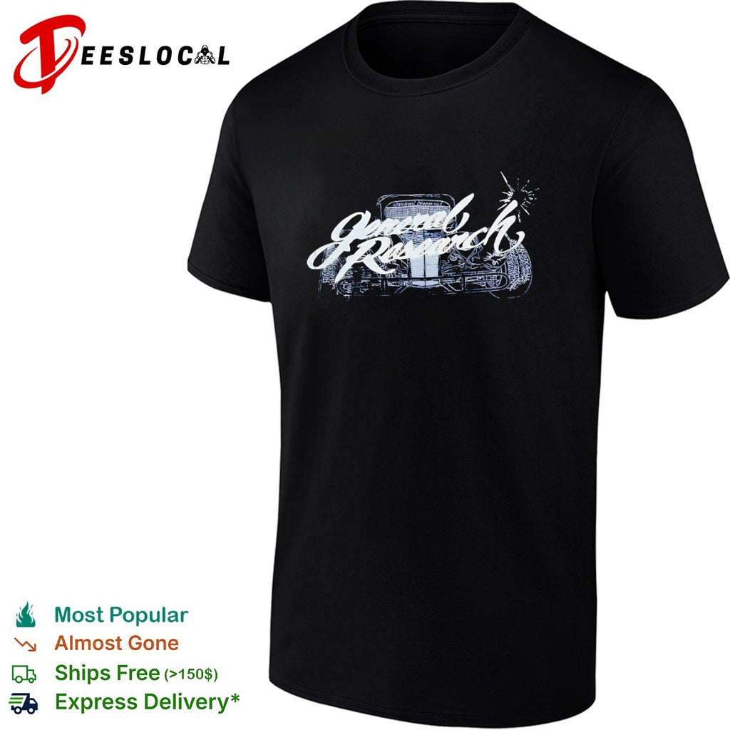 General Research Hot Rod Race Car shirt