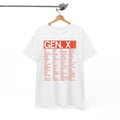 Generation X T-shirt, GenX Shirt, SLANG GUIDE Shirt, Unisex T-Shirt Hoodie, Sweatshirt | RetroVerseTees.com