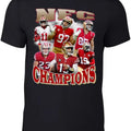 George Kittle Christian McCaffrey Bootleg Style T-Shirt Adult, Large Hoodie, Sweatshirt | RetroVerseTees.com