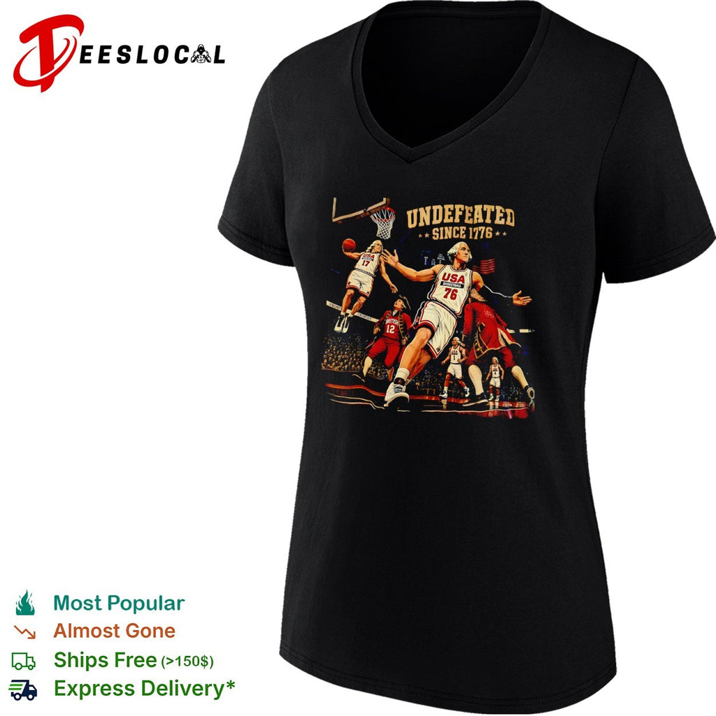 George Washington Undefeated Since 1776 USA Basketball American shirt
