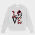Georgia Bulldogs Tiny Turnip Youth Love Sweatshirt, College NCAA Hoodie, Vintage College Football Crewnecks T-Shirts