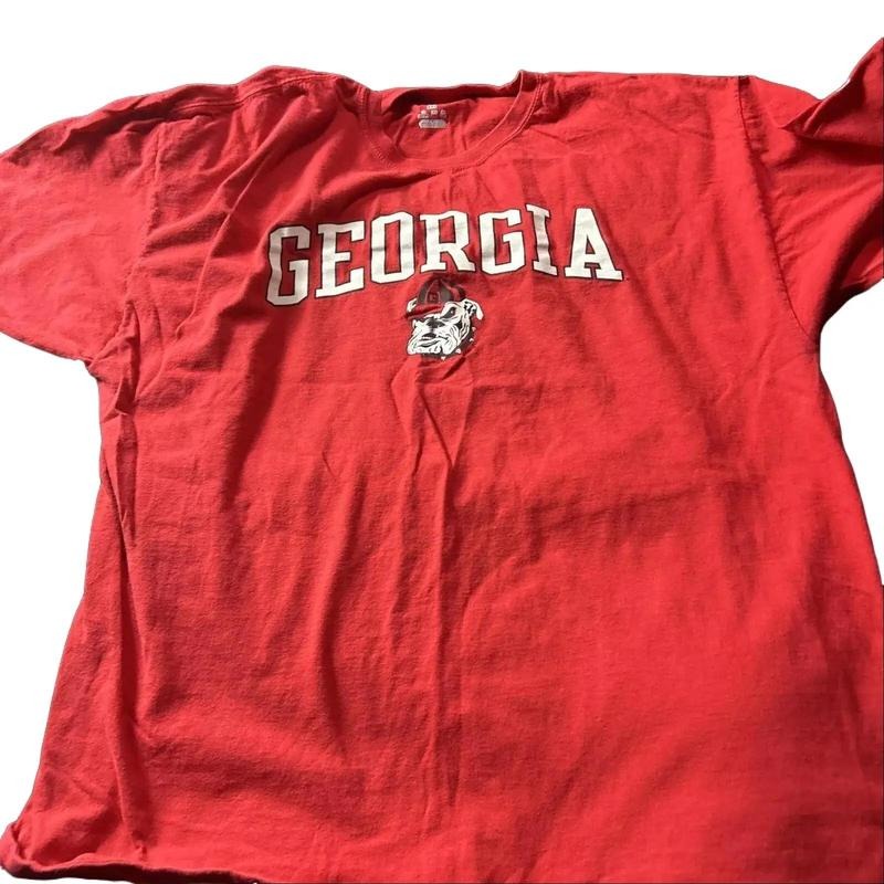 Georgia Football College T-Shirt, Unisex T-shirt Sweatshirt Hoodie Cotton Top | RetroVerseTees.com