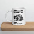 German Shepherd Dog Gym Design Cup Muscles Funny FOG Gift FOG 11oz T-Shirts, Hoodie, Sweatshirt | RetroVerseTees.com