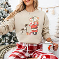German Shorthaired Pointer Santa Christmas Sweatshirt, German Shorthaired Pointer Christmas, GSP gift for dog mom, GSP...