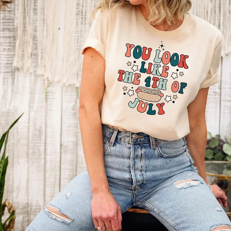 Get Festive with TNF You Look Like TNF 4th FOG July Shirt! Funny Hot TNF Tee for Independence Day Celebrations Hoodie,...