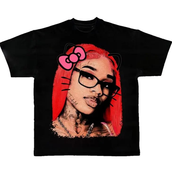 Get It Sexyy Kitty Big Face Casual Tee Hoodie, Sweatshirt | RetroVerseTees.com