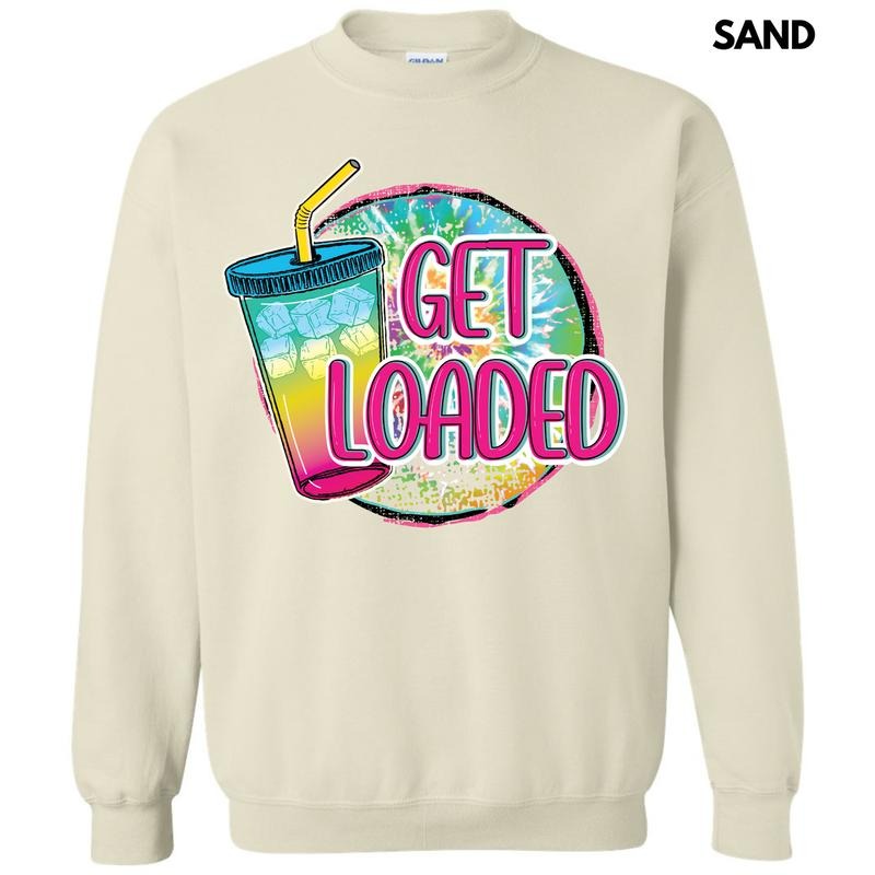 Get Loaded Colorful Sweatshirt 'NLB' T-Shirts, Hoodie | RetroVerseTees.com
