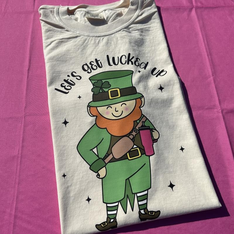 Get Lucked Up Comfort Colors T-Shirt Hoodie, Sweatshirt | RetroVerseTees.com