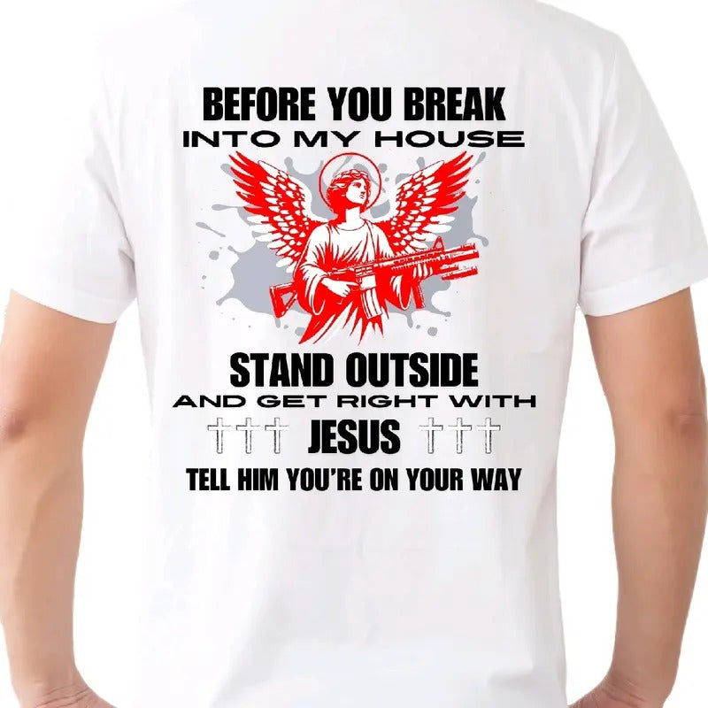 Get Right With Jesus T-shirt Menswear, cotton Top Underwear, Crewneck t shirt Hoodie, Sweatshirt | RetroVerseTees.com
