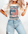 Getting Star Spangled Hammered T-Shirt, Memorial Day Shirt, 4th of July Shirt, Independence Day T-Shirt, Funny July 4th...