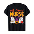 Ghost A Ghost Nurse Halloween Nurse Autumn Scrub RN Men's T-shirt -100% cotton Made in USA Hoodie, Sweatshirt