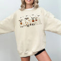 Ghost Cows Halloween Crewneck Sweatshirt, Hoodie, T-shirt | RetroVerseTees.com