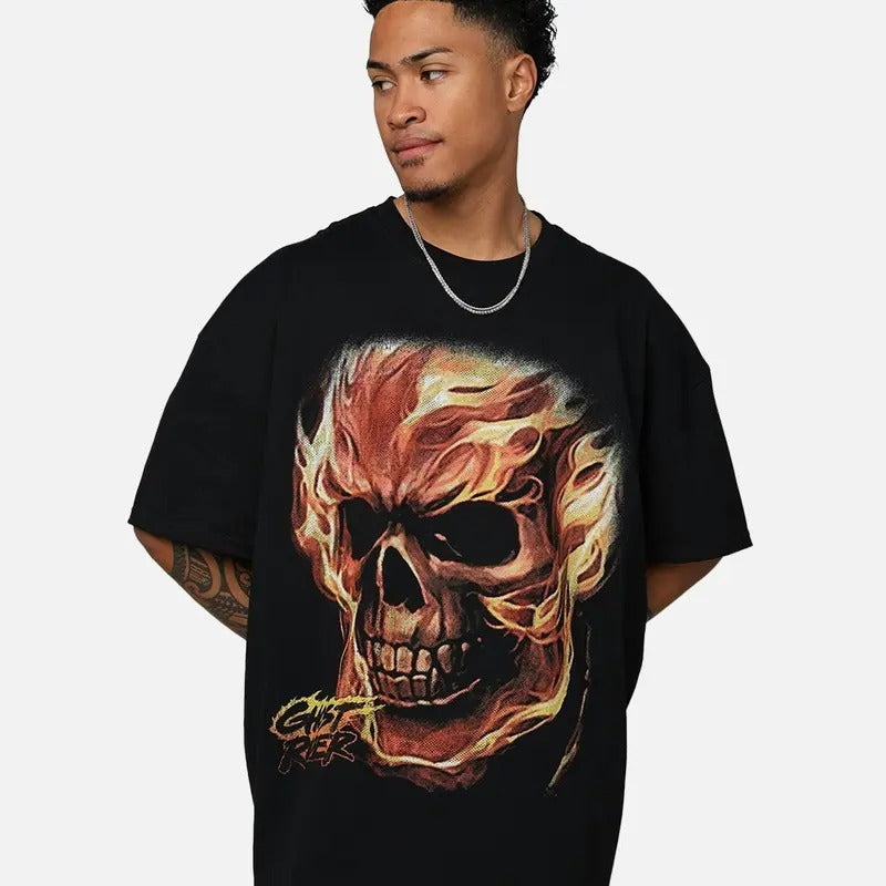 Ghost Rider Vintage T-Shirt Trending Movie T shirt Vintage 90s T-shirt gift for Movie fans gift for him gift for her...