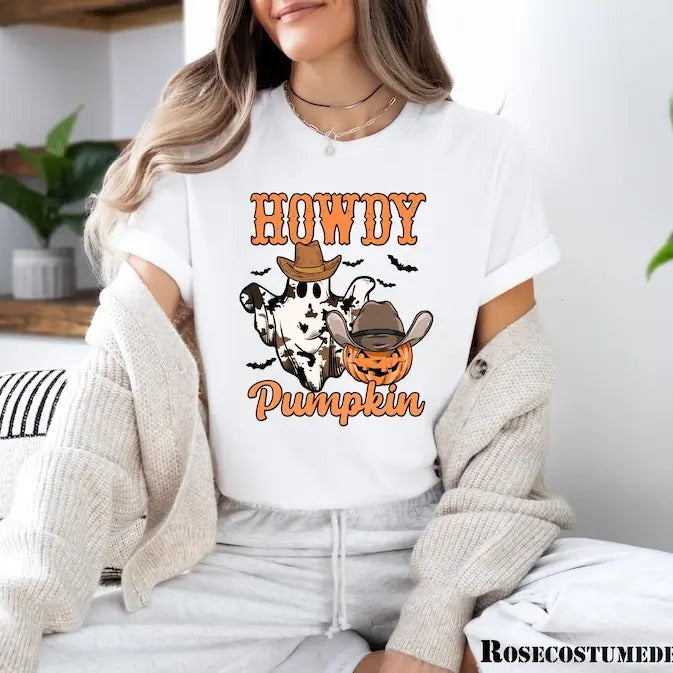 Ghost Shirt Spooky Shirt Halloween T Shirt Cute Halloween Shirt Retro Halloween Shirt For Women Spooky Season Shirt...