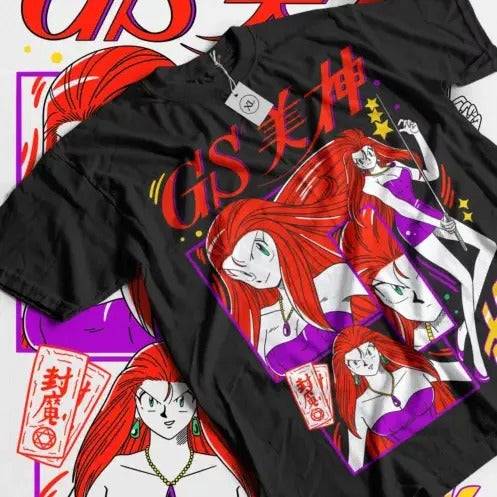 Ghost Sweeper Mikami T-shirt Vintage 90s Anime Kawaii Girl Gift Shirt All Size Hoodie, Sweatshirt | RetroVerseTees.com