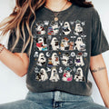 Ghosts Reading Romantasy Books T-Shirt, Fantasy Romance Sweatshirt, Book Lover Hoodie, ACOTAR T-Shirt, Fourth Wing,...