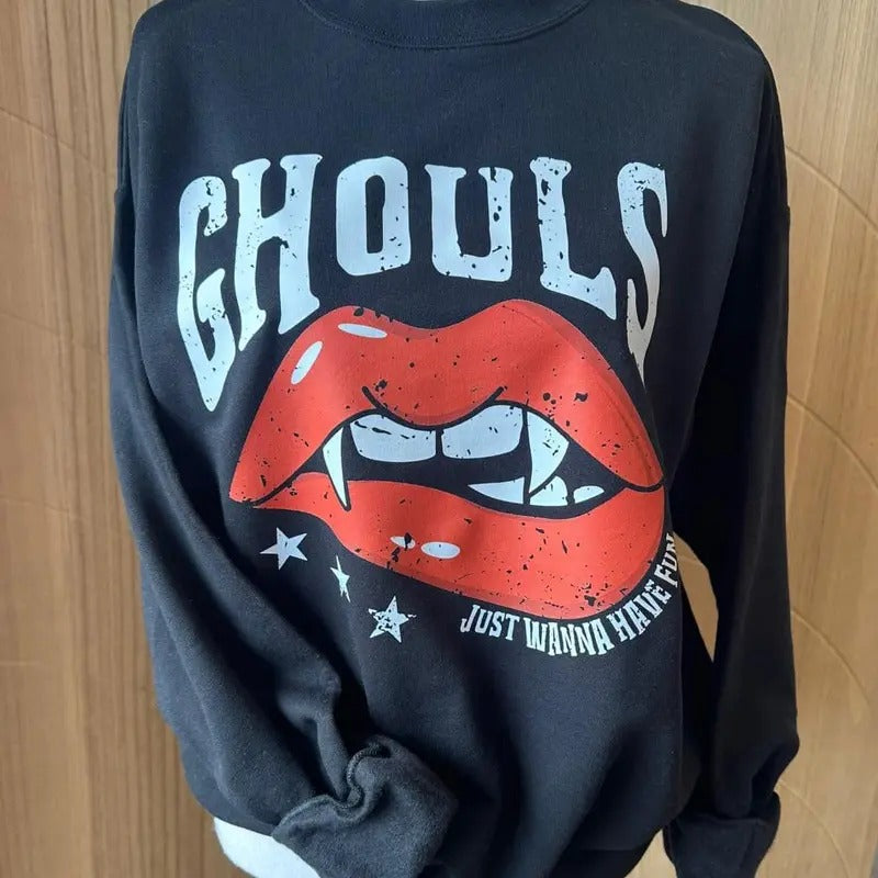 Ghouls Just Wanna Have Fun Halloween Sweatshirt - Unisex Fit T-Shirts, Hoodie | RetroVerseTees.com