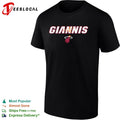 Giannis Antetokounmpo number 7 of Miami Heat wordmark shirt