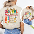 Gift For Teacher Retro Back to School Shirt for Teachers, ABCD Teacher Shirts, First Day Of School Teacher...