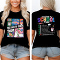 Gift For Teacher The Back To School Tour Shirt, Abcd Teacher Tour Shirt, First Day Of School Tee, Teacher Gift, Teacher T...