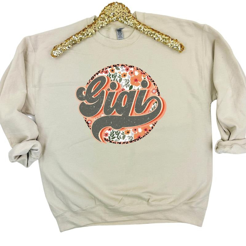 Gigi Flower Mix Sweatshirt 'NLB' T-Shirts, Hoodie | RetroVerseTees.com