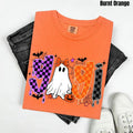 Gigi Ghostly Checkered Comfort Colors T-Shirt 'NLB' Hoodie, Sweatshirt | RetroVerseTees.com
