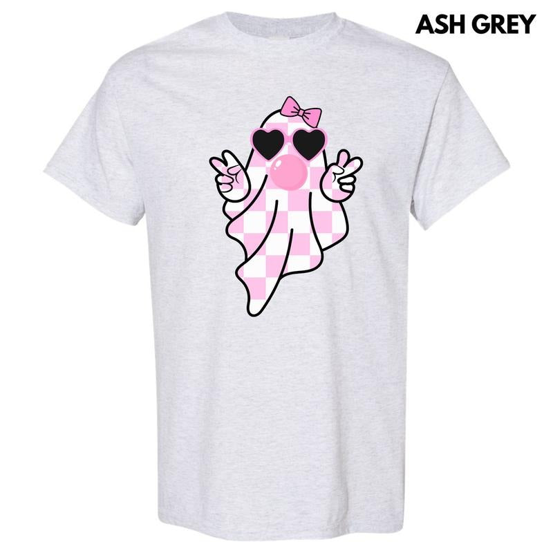Gildan - Pink Bubblegum Ghoul T-Shirt 'NLB' Hoodie, Sweatshirt | RetroVerseTees.com