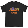 Gildan 5000 WB shield Noches Con Alfredo T-Shirt Unisex Black Crewneck Short Sleeve Casual Streetwear for Men & Women...
