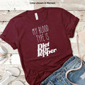 Gildan Heavy BlendMaroon My Blood Type is Diet Dr Pepper Tshirt Trendy Sweatshi Hoodie, Sweatshirt | RetroVerseTees.com