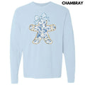 Gingerbread Chinoiserie Long Sleeve Comfort Colors T-Shirt 'NLB' Hoodie, Sweatshirt | RetroVerseTees.com