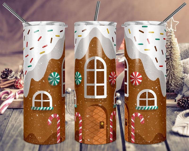 Gingerbread House 20oz Stainless steel tumbler T-Shirts, Hoodie, Sweatshirt | RetroVerseTees.com