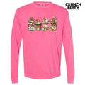 Gingerbread Lattes Long Sleeve Comfort Colors T-Shirt 'NLB' Hoodie, Sweatshirt | RetroVerseTees.com