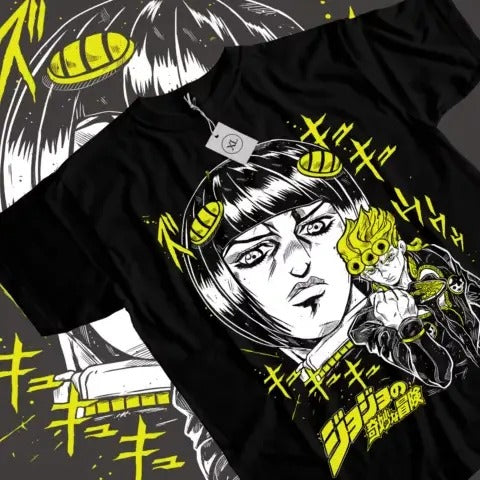 Giorno Giovanna T-Shirt JoJo's Bizarre T-Shirt Anime Shirt,Manga Graphic Tee Hoodie, Sweatshirt | RetroVerseTees.com