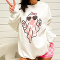 Girly Ghost Graphic Top T-Shirts, Hoodie, Sweatshirt | RetroVerseTees.com