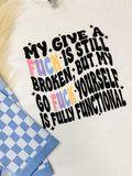 Give A F Graphic Top T-Shirts, Hoodie, Sweatshirt | RetroVerseTees.com