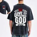 Give Mouthless cat Hidden leaf ninja FOG Gunpla brand Rest Christian Tee Pure Comfort Fabric Casual Streetstyle Crew Neck...