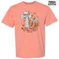 Give Thanks Pumpkin & Cross Comfort Colors T-Shirt 'NLB' Hoodie, Sweatshirt | RetroVerseTees.com
