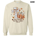 Give Thanks Pumpkin & Cross Sweatshirt 'NLB' T-Shirts, Hoodie | RetroVerseTees.com