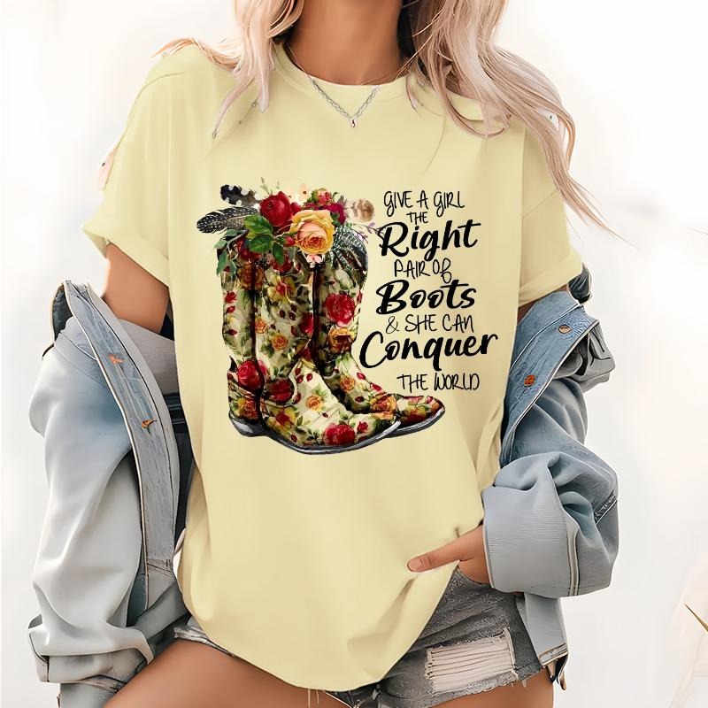 Give WB shield Girl TNF Right Pair FOG Boots Pattern Lightsaber brand Shirt, Floral Boho Print Boots Tops, Cowgirl Boots...