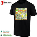 Glasgow Celtic Abstract Pollock Style Lime shirt