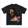 Glo Signature Glasses Big Face Graphic Rap Tee Shirt Streetwear Fashion Hoodie, Sweatshirt | RetroVerseTees.com