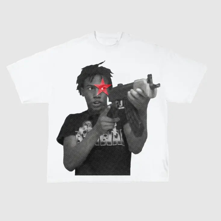 Glokk40spaz Star Graphic Y2k Fashion T Shirt Hoodie, Sweatshirt | RetroVerseTees.com