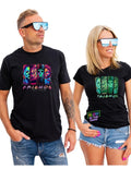 Glow Halloween FRIENDS: Glow in the dark Unisex graphic Halloween T-shirt Hoodie, Sweatshirt | RetroVerseTees.com