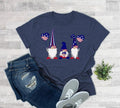 Gnomes Shirt 4th Of July Gift Independence Day Gift 4th Of July Shirt Patriotic Tee Shirts For Women American Flag Tee...