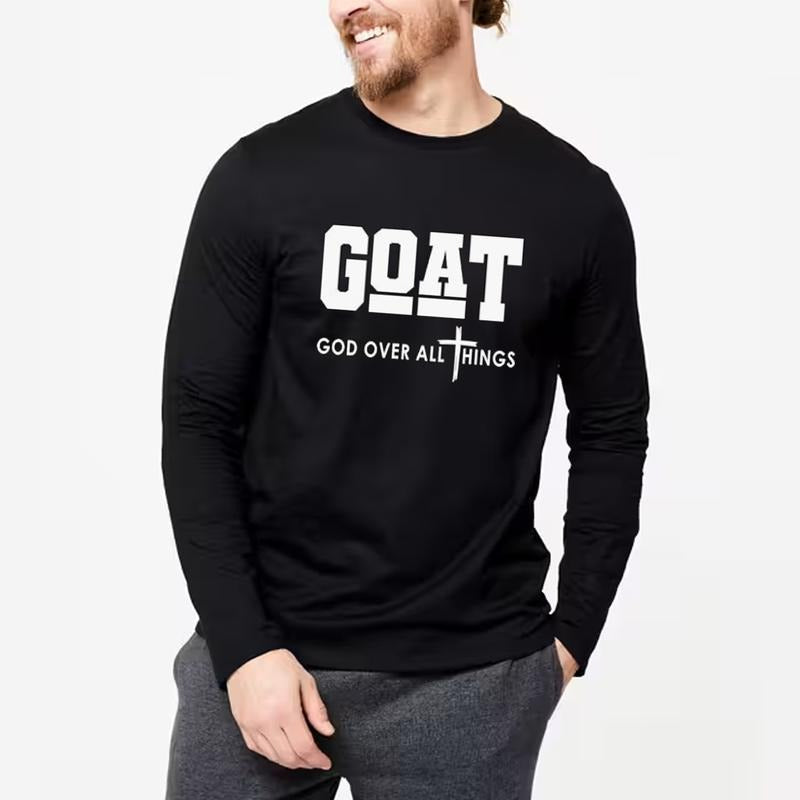 Goat FOG Over Spiky hair fighters Things Long Sleeve Tshirt Gildan for Men for Women Hoodie, Sweatshirt | RetroVerseTees.com