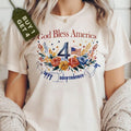 God Bless America Shirt Design Download, Happy Independence Day Shirt, 4th Of July Shirt, Patriotic Shirt Shirt, Memorial...