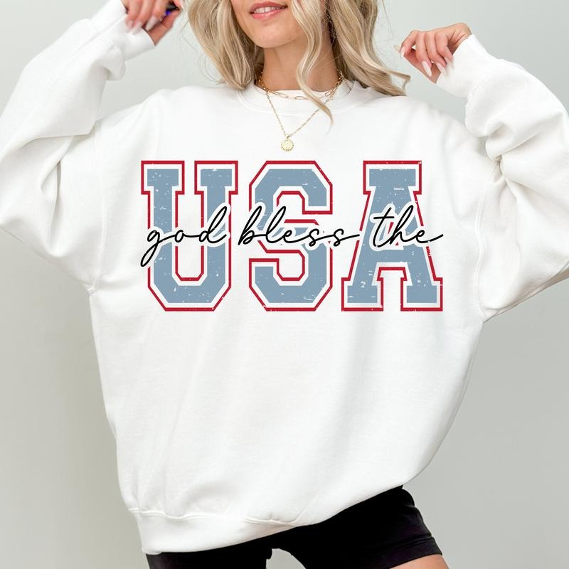 God Bless The Usa Shirt 4th Of July Retro Usa Shirt Fourth Of July America Usa Shirt Shirt 4th Of July Sublimination...