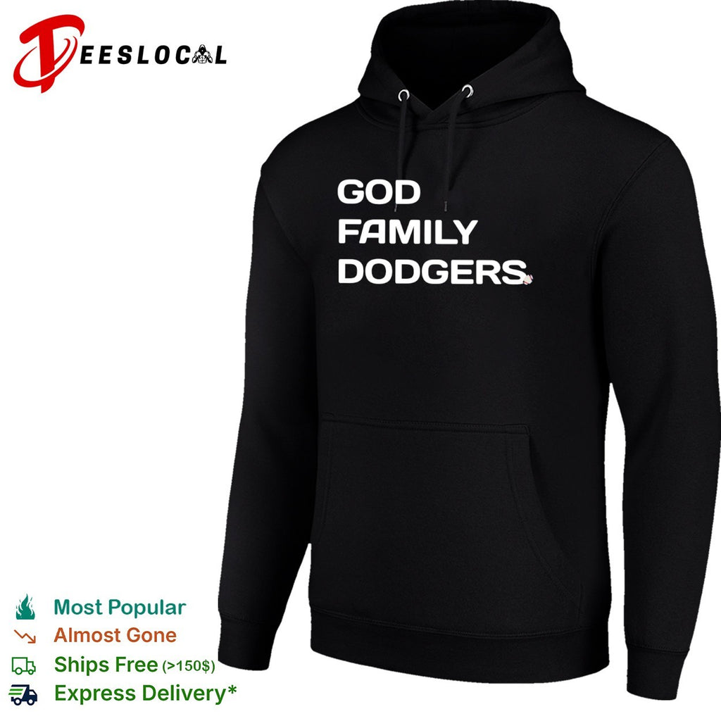 God Family Dodgers MLB Baseball Faith shirt